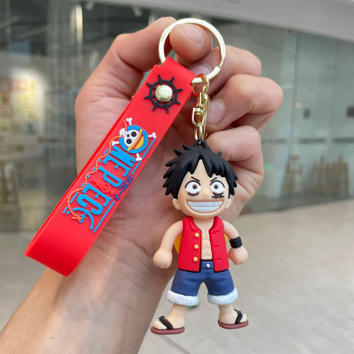 Wholesale Keychain anime 3D doll backpack pendant car keychain small gift wholesale