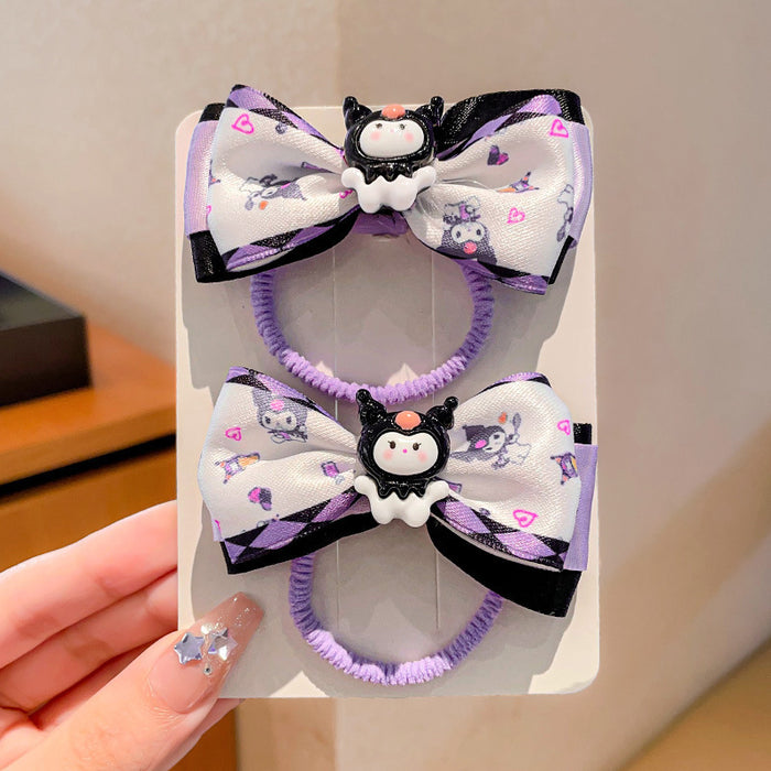 Wholesale cartoon hairpin bow ribbon tassel hairpin headdress cute