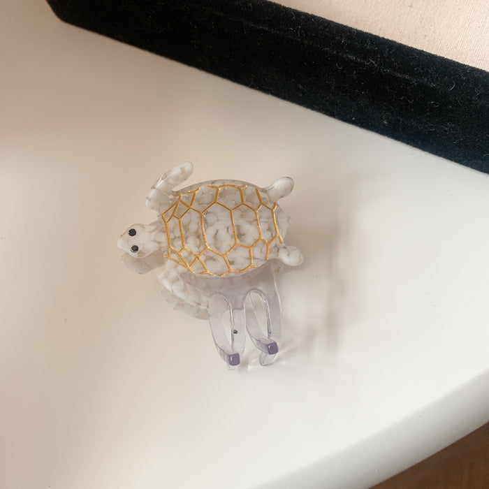 Wholesale Ocean Series Turtle Acetic Acid Grab Hair Clip Tail Clip Niche High-end Touched Hair Accessories Hairpin Shark Clip Women
