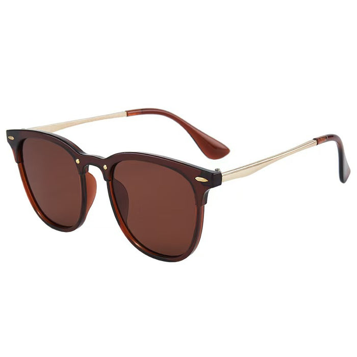 Wholesale Retro and personalized street photography sunglasses, fashionable new style of rice nail sunglasses