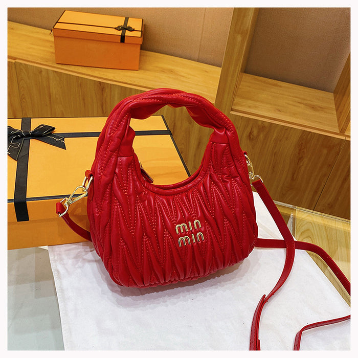 Wholesale Pleated Shoulder Crossbody Bag JDC-SD-Shangl013