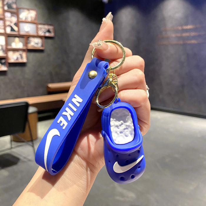 Wholesale Chic Slipper Keychain Metal Keyring Bag Charm MOQ≥2