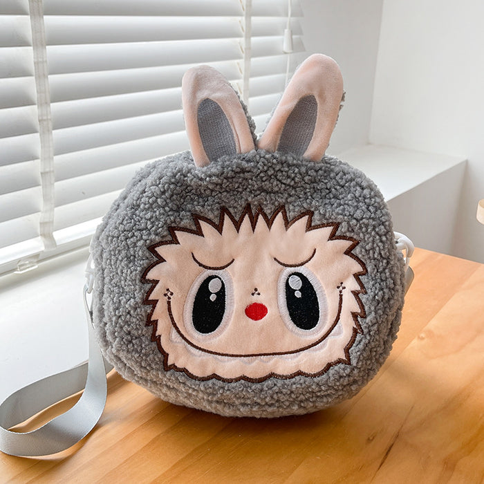 Wholesale Cartoon  Children' s Plush Toy Backpack Cute Cartoon Doll Backpack