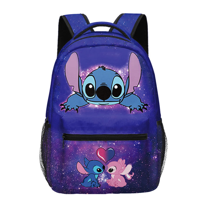 Wholesale Stitch Backpack Digital Full Print Student Schoolbag Cartoon Anime Backpack in Stock JDC-BP-Shangl004