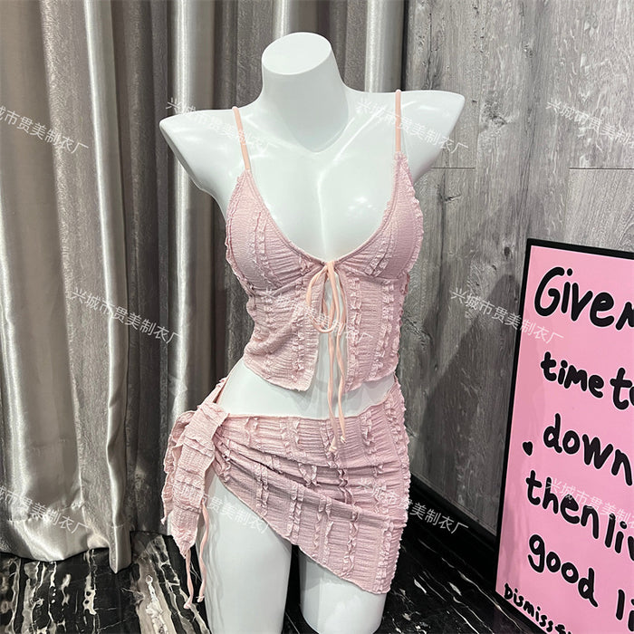 Wholesale Bikini swimsuit high-end three piece swimsuit set