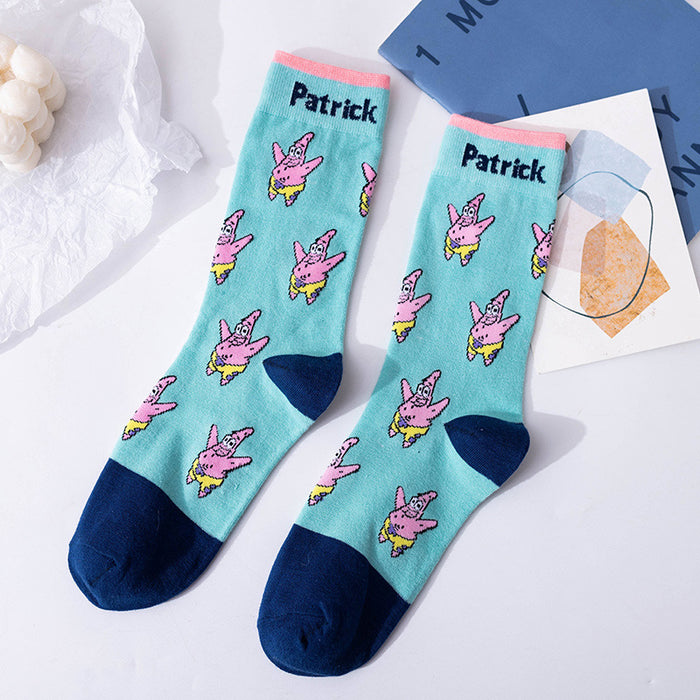 Wholesale Cartoon Trend Cotton Socks Stockings Breathable Sweat Absorbent JDC-SK-JSD002
