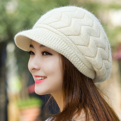 Wholesale Warm Knitted Wool Hats for Middle-aged and Elderly People JDC-HT-PX002