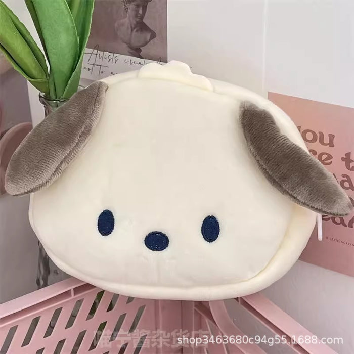 Wholesale Soft Cute Mini Wallet Plush Cartoon Coin Purse Compact Fluffy Accessory