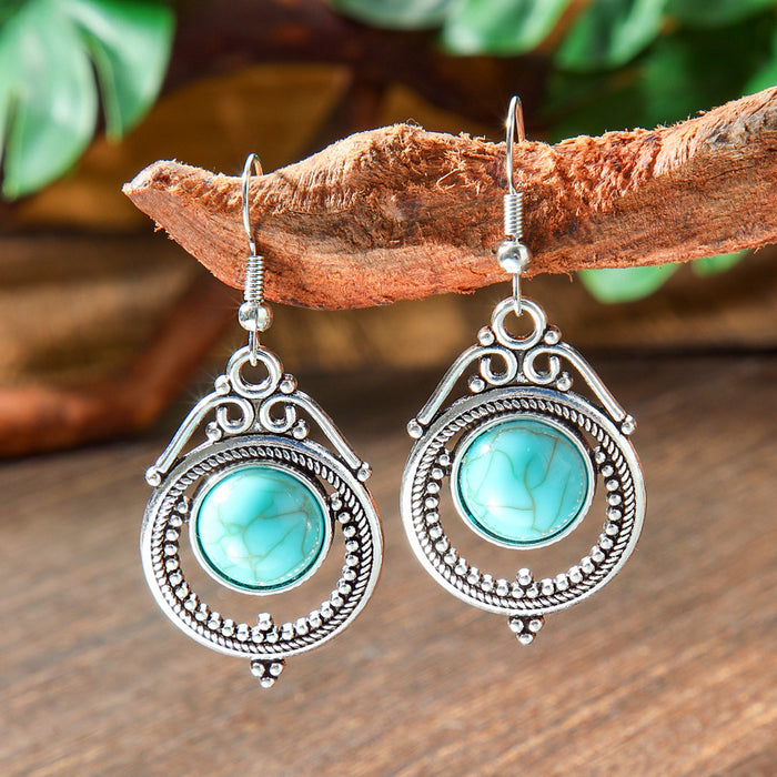 Wholesale Bohemian Drop Acrylic Earrings Vintage Fashion Accessory MOQ≥2