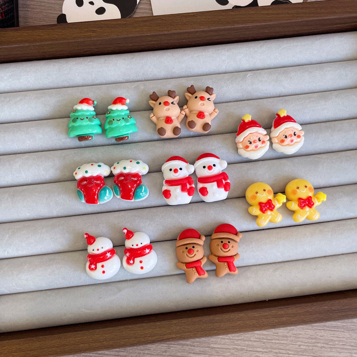 Wholesale Christmas Cartoon Cute   Earrings
