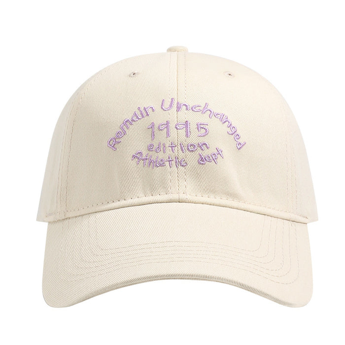 Wholesale Hat casual letter embroidered baseball cap versatile duckbill cap men's sun hat