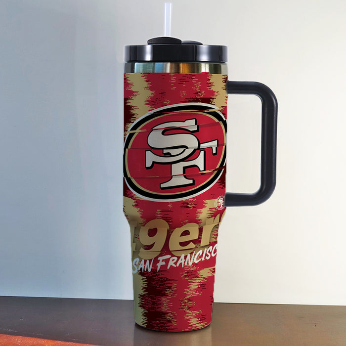 Wholesale Popular 40oz Car Cup Sf New Ice Cup Nfl American Football League Kc Thermos Cup