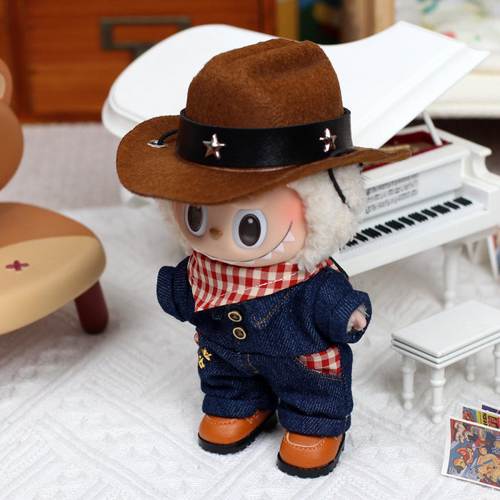 Wholesale 3pcs Doll Western Cowboy Bodysuit
