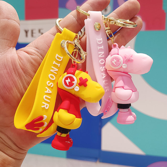 Wholesale  Keychain  Silicone Doll Car Key Chain Bag Hanging