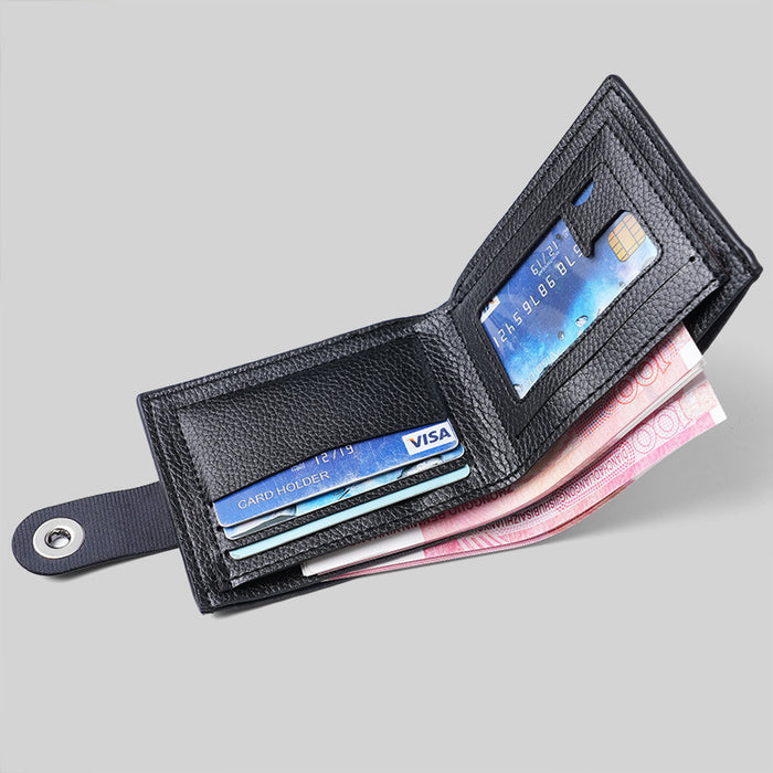 Wholesale Retro Embossed Men' s Wallet with Zipper Daily Matching Stylish Accessory MOQ≥3