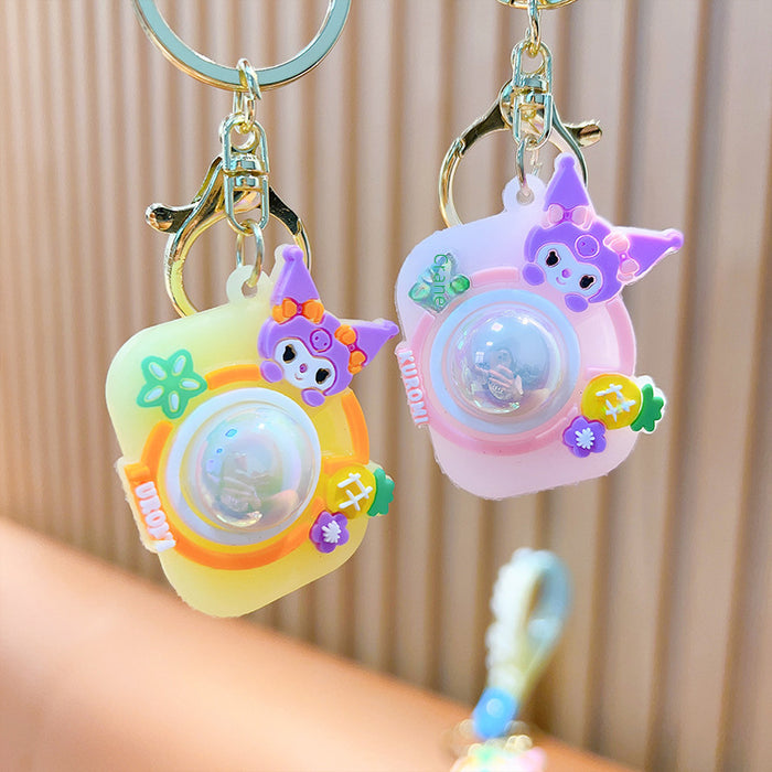 Wholesale Cartoon Flash Camera Cute Car Soft Jelly Decoration Couple's Backpack Cute Keychain Pendant