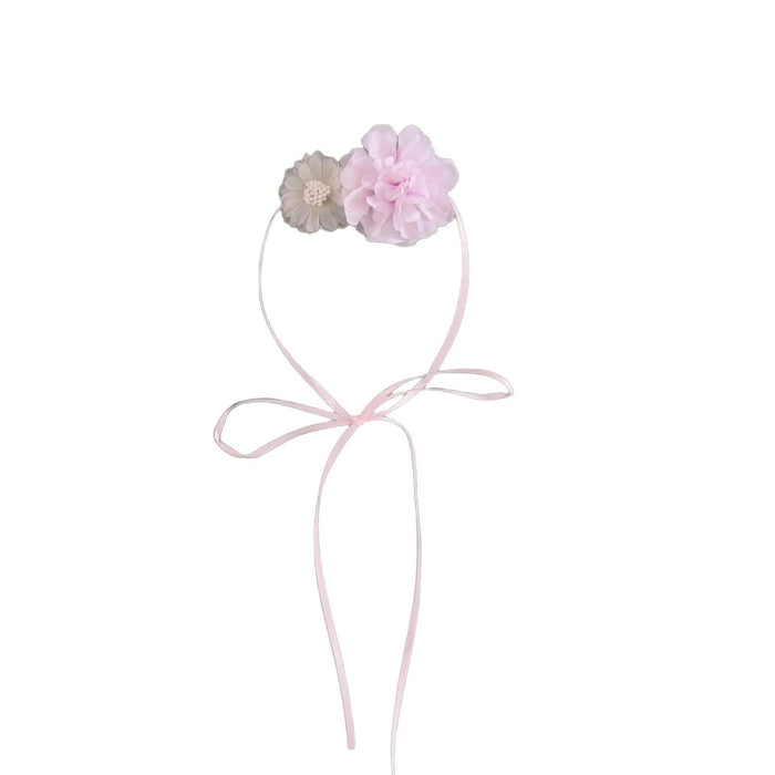 Wholesale Chiffon flower neckband necklace collarbone chain accessory