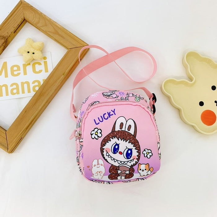 Wholesale Children's crossbody bag cartoon cute chest bag for outdoor leisure, lightweight single shoulder coin purse