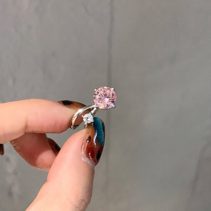 Wholesale Little Lightbulb Zircon Clip Earrings