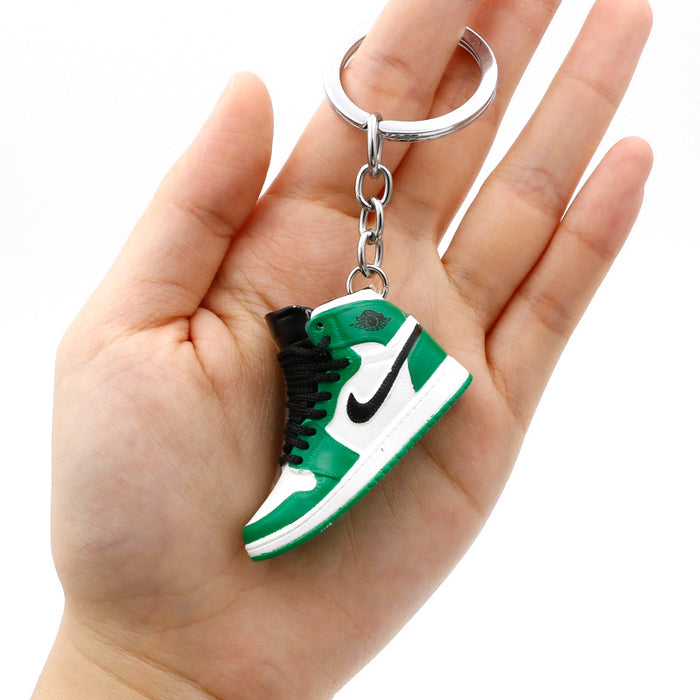 Wholesale PVC Mini Basketball Shoe Keychain JDC-KC-QLPing008