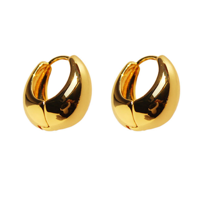 Wholesale  Elegant Vintage Style Gold-plated Flower Earrings Women's Accessories Earrings