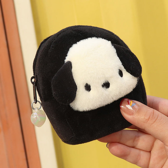 Wholesale Trendy Plush Panda Coin Purse Key Card Holder Storage Bag