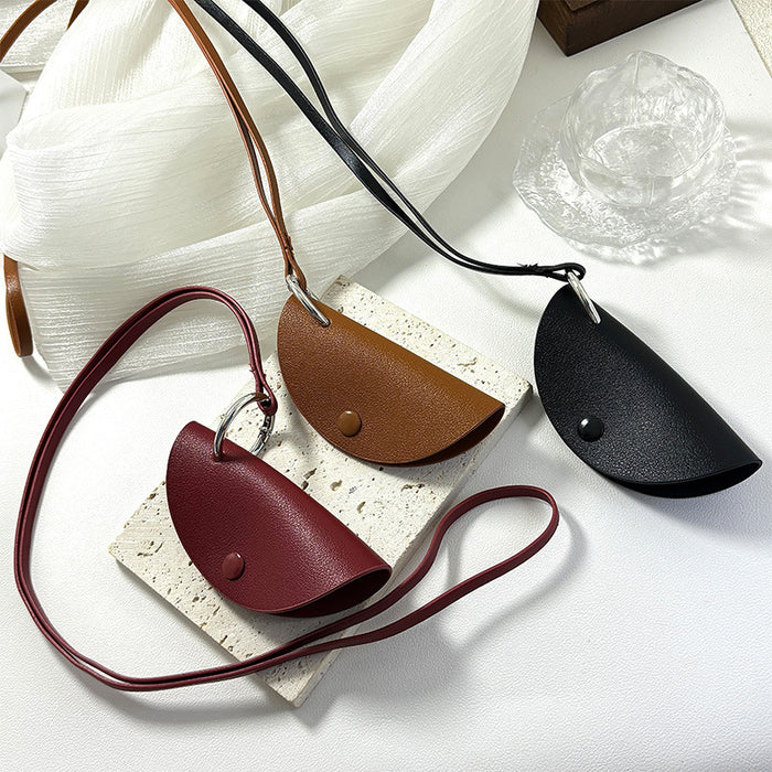 Wholesale Accessories Neck Hanging Mini Bag Semi-round Bag Key Necklace Bag