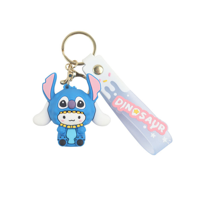 Wholesale Cartoon Doll Silicone Keychain JDC-KC-NiuTe002