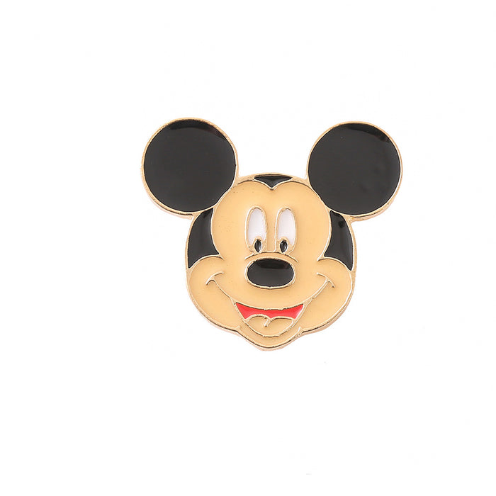 Wholesale Electroplated Metal Cartoon Brooch Pin Fashion Accessory For Bags Clothing Gift