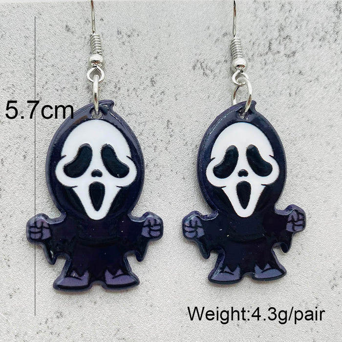Wholesale  Horror Movie Earrings Figure Acrylic Earrings