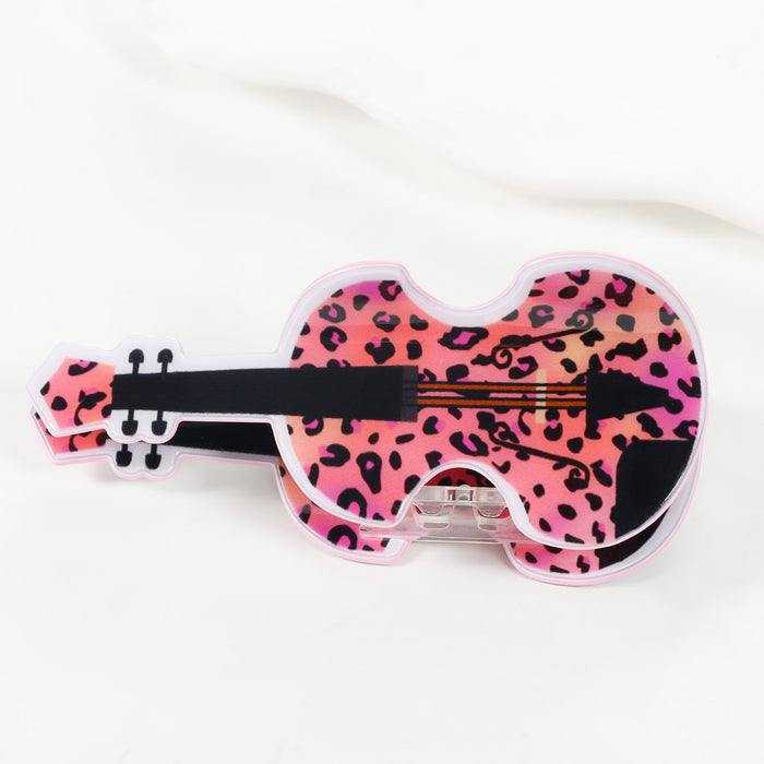 Wholesale Leopard Print Guitar Accessories Cartoon Hair Clips