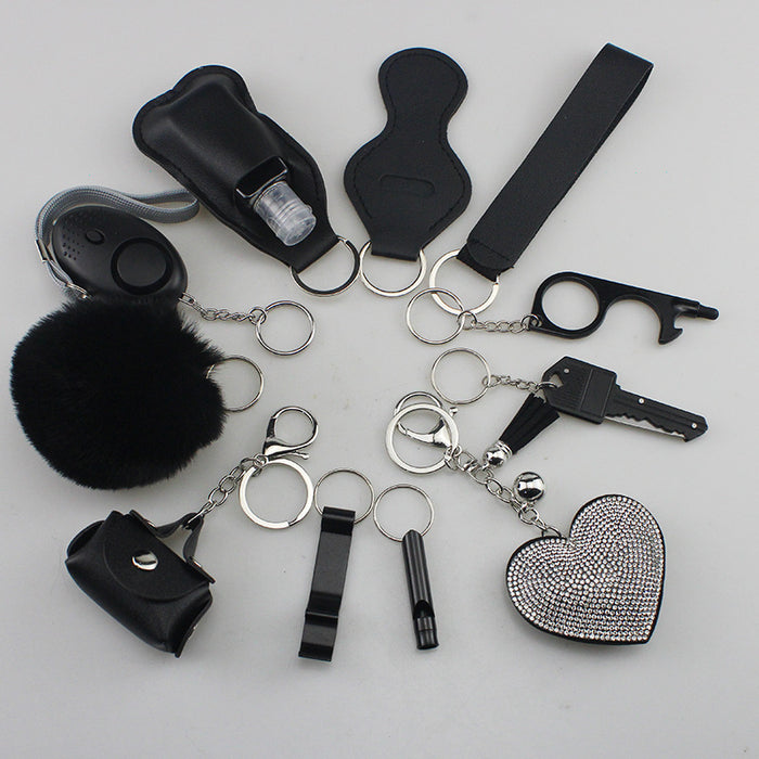 Wholesale Multifunctional Metal DIY 11-piece Keychain Set JDC-KC-TouMS080