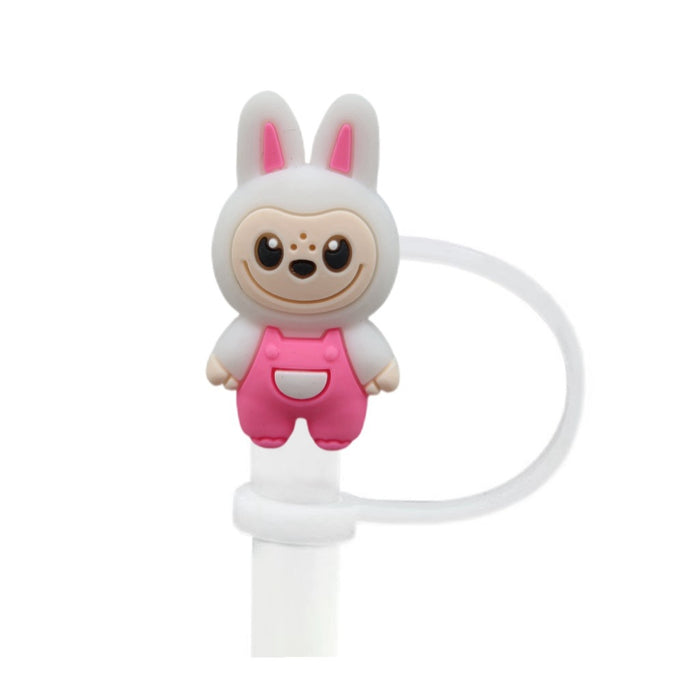 Wholesale 10pcs Creative cartoon straw cover