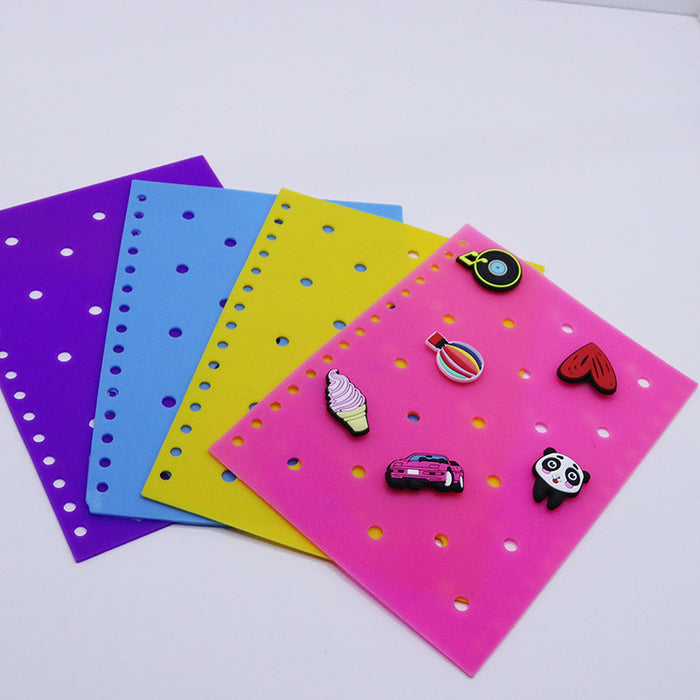 Wholesale   Color Silicone Book Cover A5 Notebook Coil Cover DIY Cute  Hole