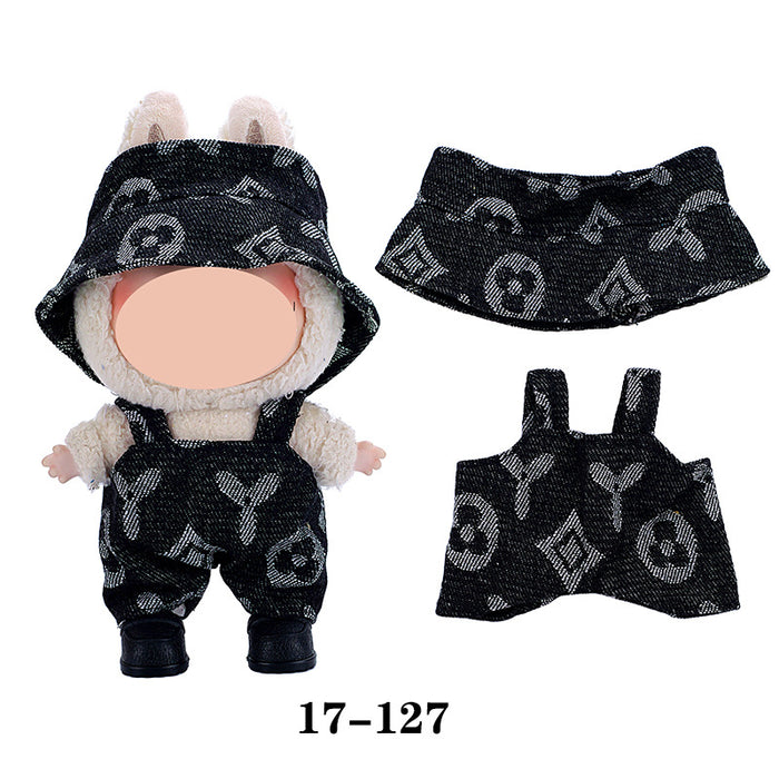 Wholesale 10pcs/set Doll clothes vinyl plush doll can be worn to replace clothes