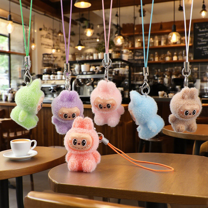 Wholesale Flocked Doll Keychain