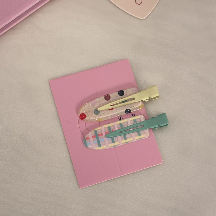 Wholesale Colorful Makeup Clips Hairpins Cute JDC-HC-FX008