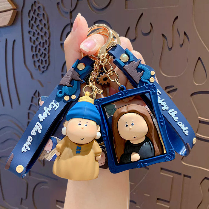 Wholesale PVC Cartoon Doll Keychain JDC-KC-TuRui002