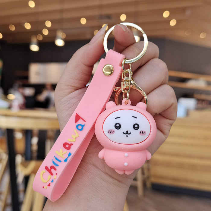 Wholesale Cartoon Silicone Doll Keychain JDC-KC-ZhuoRan017