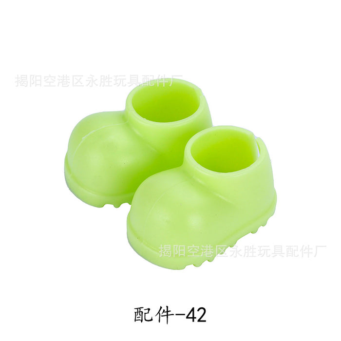 Wholesale Doll clothes Keychain Hanging Cotton Doll Dress up Shoes Boots with Pendant