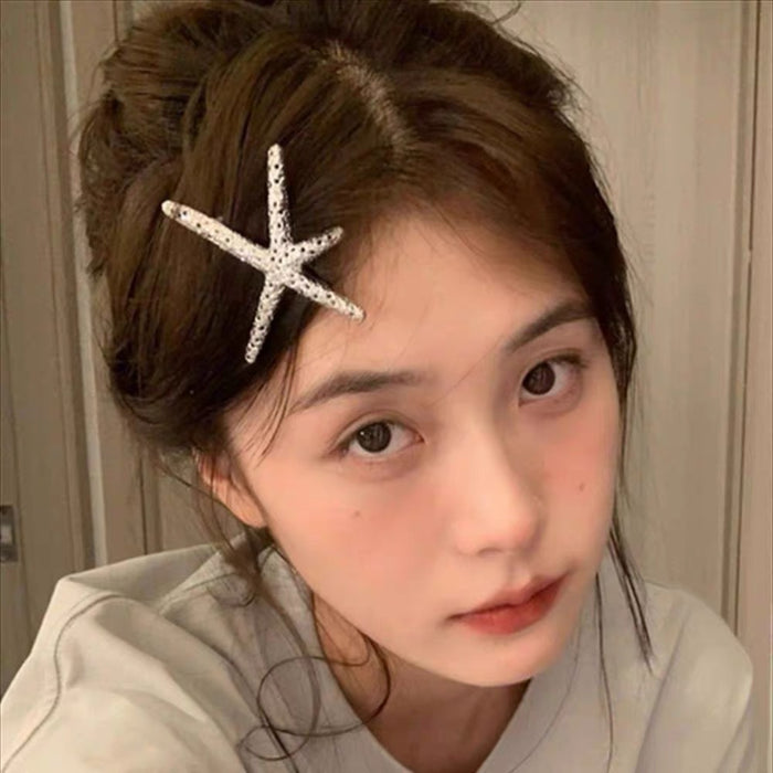 Wholesale Star Flower Necklace Bag Pendant Sense Long Neckchain Keychain Pendant