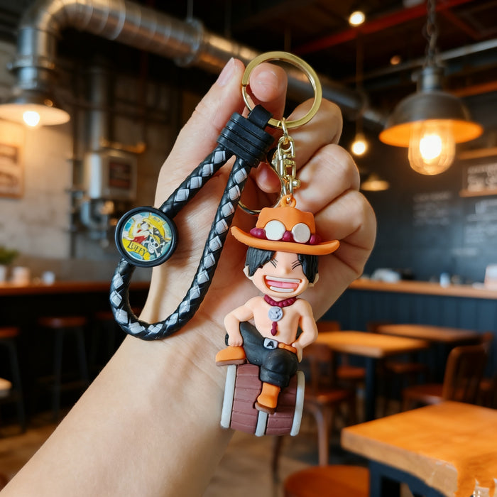 Wholesale Cute silicone cartoon keychain