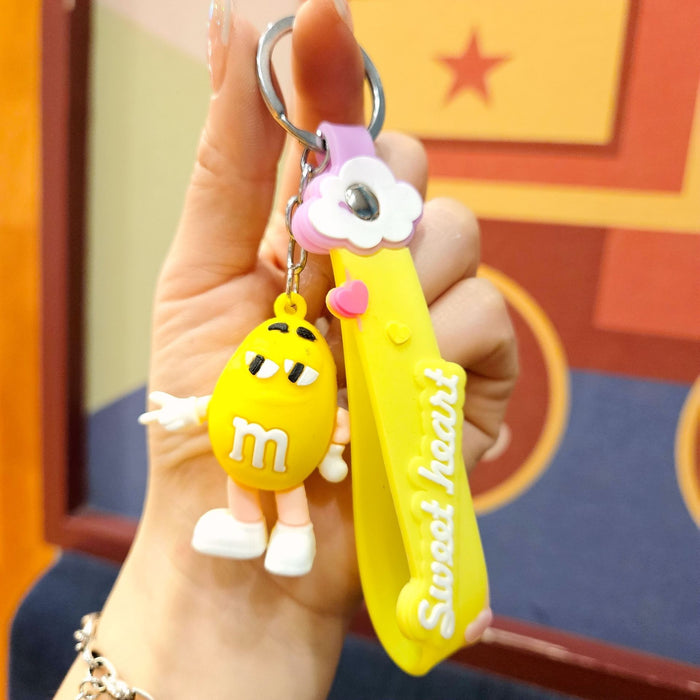 Wholesale Cartoon Doll Silicone Keychain JDC-KC-YiZhuo009