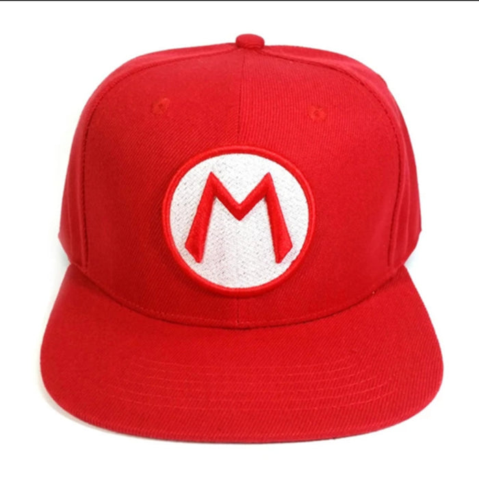 Wholesale New Hat Cosplay Performance Mario Flat Brim Baseball Cap JDC-FH-SXQ001