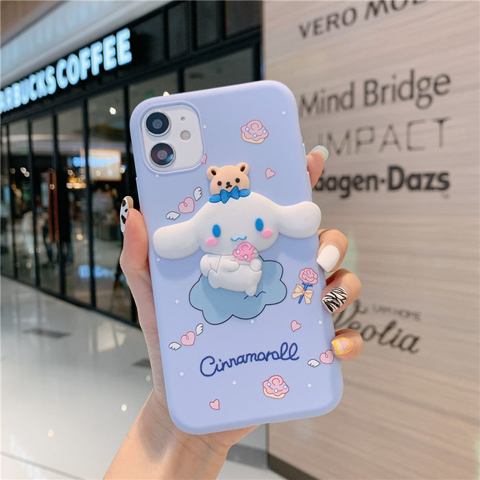Wholesale Three-dimensional Silicone Cartoon Mobile Phone Case (S) JDC-PC-Longt003
