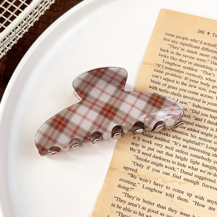 Wholesale Korean Style Polka Dot Flower Claw Clip PVC Hair Accessory for Women Boutique Gift