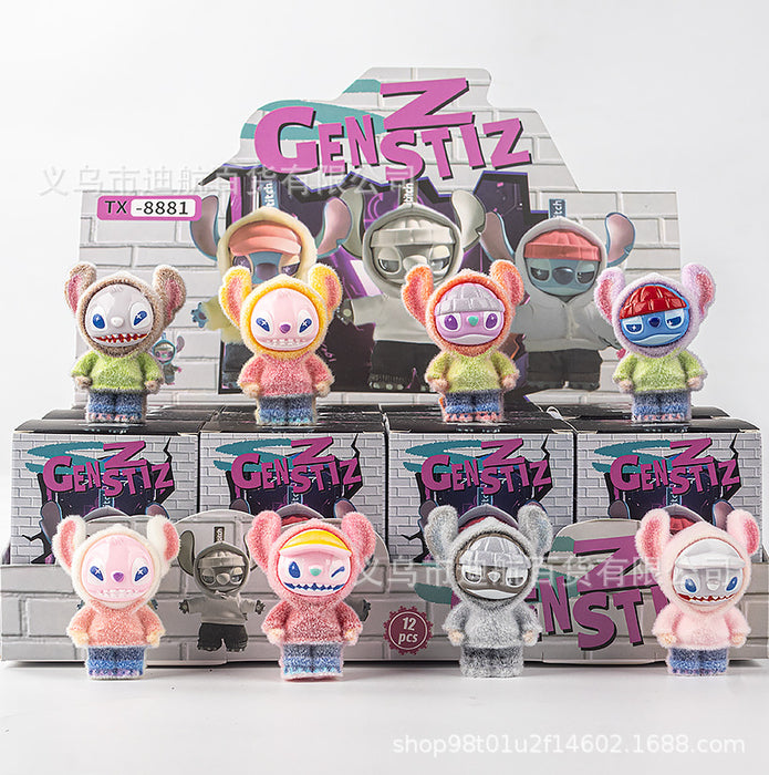 Wholesale 12 PCS Cute figurine blind box kids'  fidgets toy