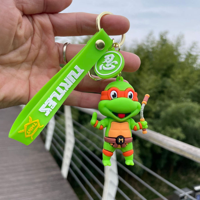 Wholesale 3D Cartoon Cute PVC Keychain Bag Pendant Car Keychain Doll Pendant Wholesale