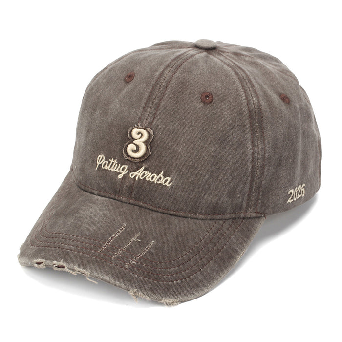 Wholesale Trendy Embroidered Baseball Cap with Sun Protection for Outdoor Use