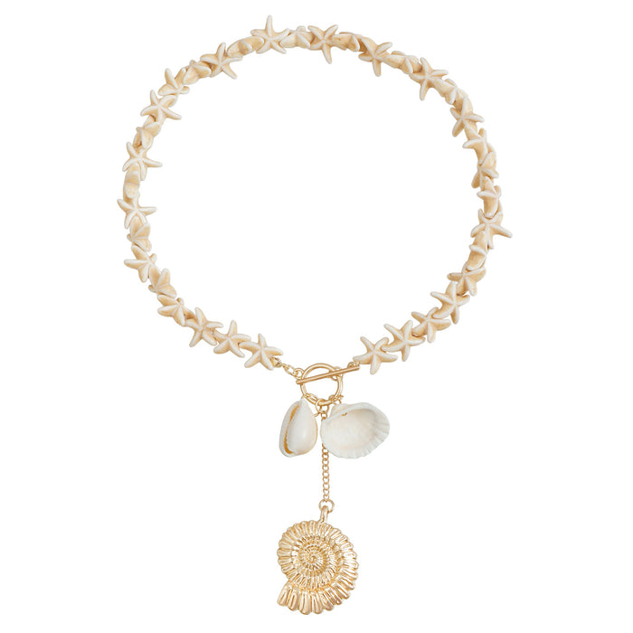 Wholesale Shell Pendant Clavicle Necklace